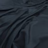 blue plain silk-satin fabric from Warwick
