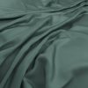 green plain silk-satin fabric from Warwick