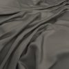 black-grey plain silk-satin fabric from Warwick