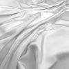 white plain silk-satin fabric from Warwick