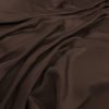 brown plain silk-satin fabric from Warwick