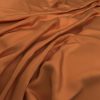orange plain silk-satin fabric from Warwick