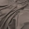 black-grey plain silk-satin fabric from Warwick