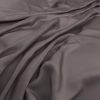 black-grey plain silk-satin fabric from Warwick