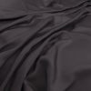 black-grey plain silk-satin fabric from Warwick
