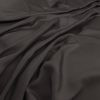 black-grey plain silk-satin fabric from Warwick