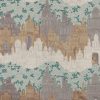 brown misc embroideried fabric from Warwick