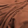 orange plain woven fabric from Warwick