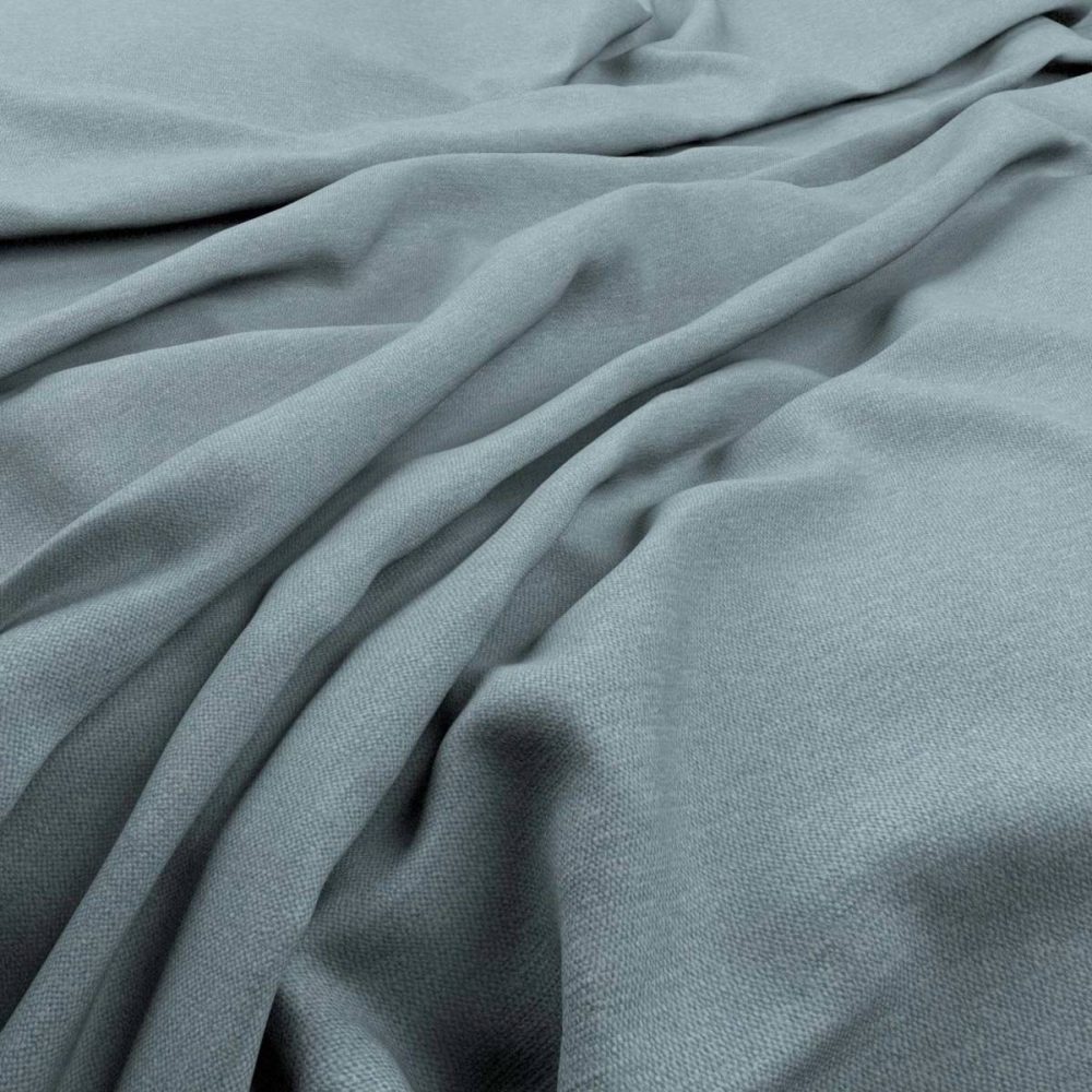 blue plain woven fabric from Warwick