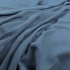 blue plain woven fabric from Warwick