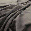 black-grey plain linen fabric from Warwick