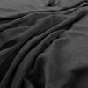 black-grey plain linen fabric from Warwick