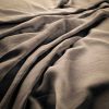 brown plain linen fabric from Warwick