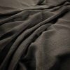 black-grey plain linen fabric from Warwick
