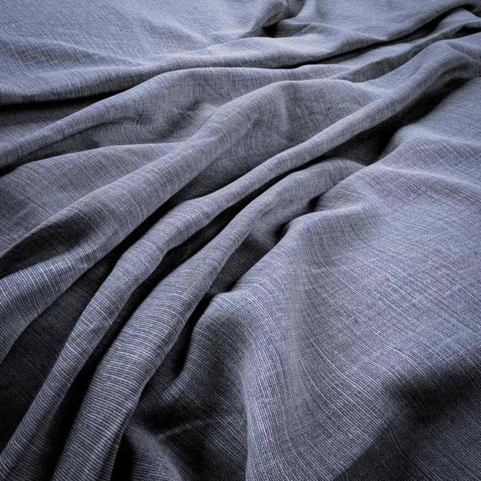 Vintage Linen Fabric - Denim fabric swatch VINTAGELINENDENIM