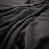 black-grey plain linen fabric from Warwick