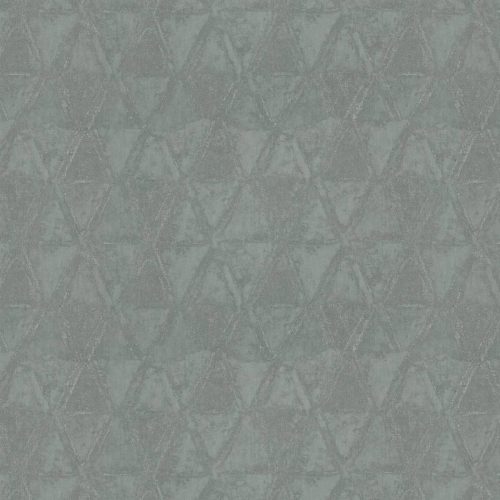 Stellar Fabric - Bluemoon by blue geometric silk-satin fabric from Warwick