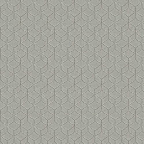 Betelgeuse Fabric - Quartz by white geometric silk-satin fabric from Warwick