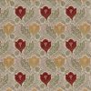 green botanical jacquard fabric from Warwick