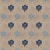 blue botanical jacquard fabric from Warwick