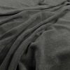 black-grey plain velvet-chenille fabric from Warwick