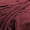 red plain velvet-chenille fabric from Warwick