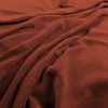 orange plain velvet-chenille fabric from Warwick