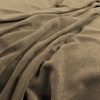 brown plain velvet-chenille fabric from Warwick