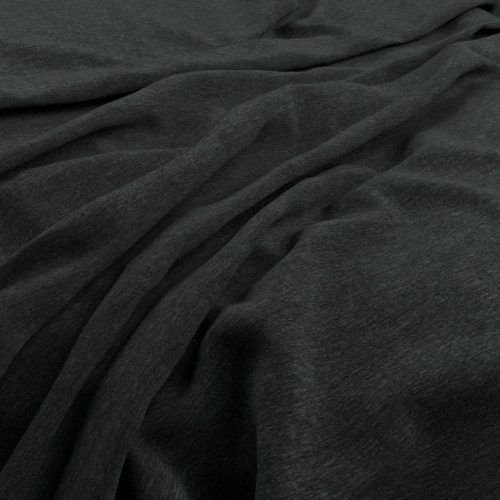 Velluto Fabric - Petrol by blue plain velvet-chenille fabric from Warwick