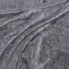 black-grey plain velvet-chenille fabric from Warwick