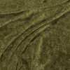green plain velvet-chenille fabric from Warwick