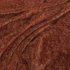 red plain velvet-chenille fabric from Warwick