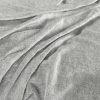 white plain velvet-chenille fabric from Warwick