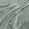 green plain velvet-chenille fabric from Warwick