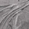 black-grey plain velvet-chenille fabric from Warwick