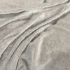 white plain velvet-chenille fabric from Warwick