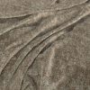 brown plain velvet-chenille fabric from Warwick