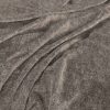 black-grey plain velvet-chenille fabric from Warwick