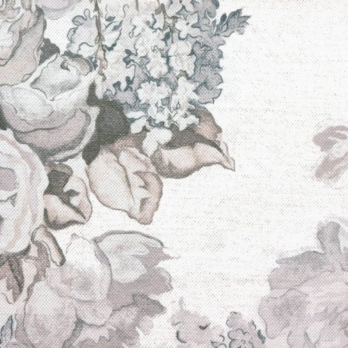 Monance Fabric - Charbon by neutral botanical cotton fabric from Warwick