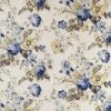 multicolour botanical cotton fabric from Warwick