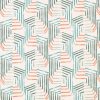 multicolour geometric linen fabric from Villa Nova
