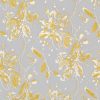 yellow botanical voile-sheer fabric from Villa Nova