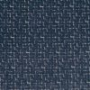 blue geometric velvet-chenille fabric from Villa Nova