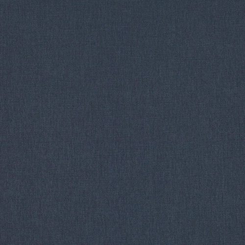 Calvia Fabric - Ink by blue plain woven fabric from Villa Nova