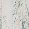 blue botanical voile-sheer fabric from Villa Nova