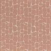 orange geometric woven fabric from Villa Nova