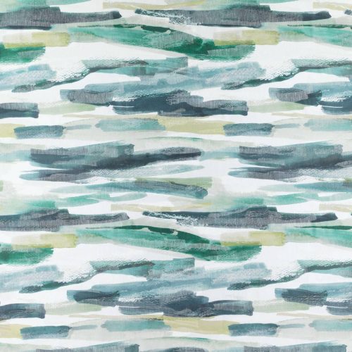 Danxia Fabric - Emerald by green misc woven fabric from Villa Nova