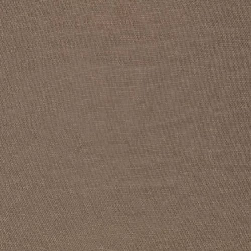 Erice Fabric - Hemp by brown plain voile-sheer fabric from Villa Nova