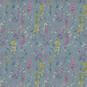 blue botanical printed fabric from Voyage Maison