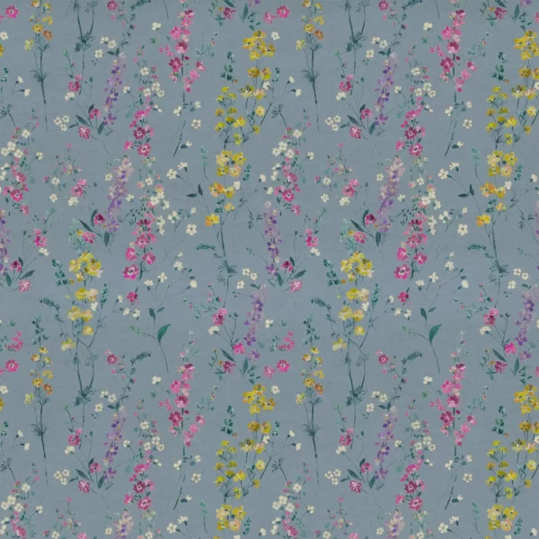 blue botanical printed fabric from Voyage Maison